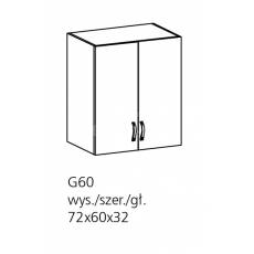 Szafka wisząca G60 Sycylia 2-drzwiowa