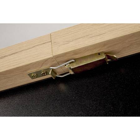 BAGIO stół rozkładany 120-160/80 cm dąb artisan/czarny