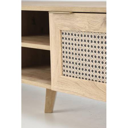 BORNEO RTV-1 stolik RTV dąb artisan/czarny