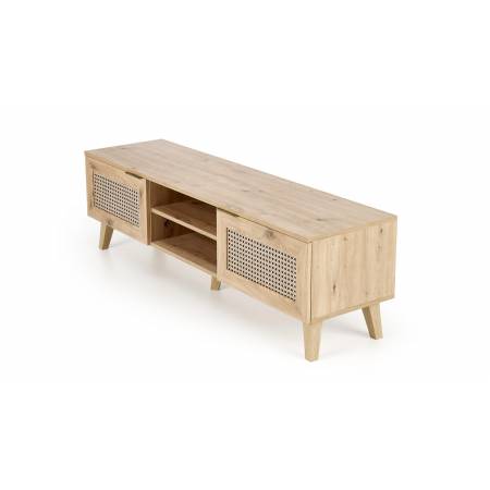 BORNEO RTV-1 stolik RTV dąb artisan/czarny