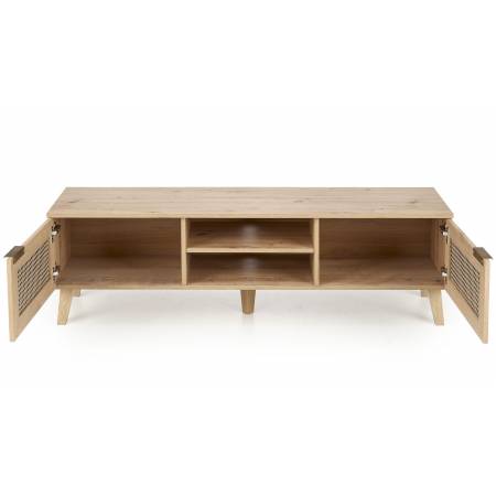 BORNEO RTV-1 stolik RTV dąb artisan/czarny