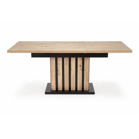 LAMELLO stół rozkładany 130-180/80 cm dąb artisan/czarny
