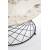 ALESSIA ława, beżowy marmur / czarny